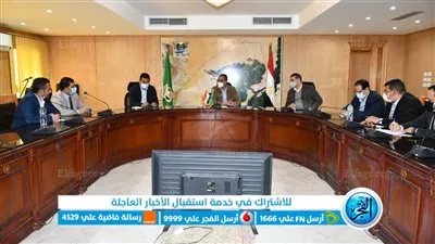 محافظ الفيوم يبحث آليات إنشاء خريطة معلوماتية متكاملة للأنشطة والمشروعات