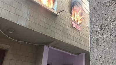 السيطرة على حريق منزل مهجور بقرية في بنها