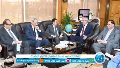 المستشار التعليمى للسفارة الصينية فى زيارة رسمية لجامعة قناة السويس