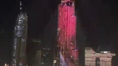 أنغامي تعلن شراكتها الرسمية مع عمرو دياب على برج خليفة (فيديو)