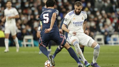 بنزيما يدرك هدف التعادل لصالح ريال مدريد أمام باريس سان جيرمان (فيديو)