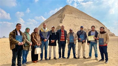 دورة تدريبية للعاملين بمنطقتي آثار دهشور وميت رهينة