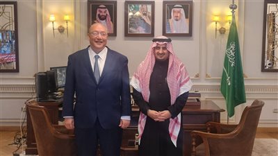 قنصل السعودية بالإسكندرية يستقبل رئيس نادي سبورتنج
