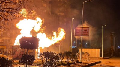 النيران ارتفعت لـ6 أمتار والحماية المدنية تخمدها باحترافية.. أحد الأهالي يروي لـ«الفجر» ساعات الرعب خلال حريق ماسورة غاز بالمرج
