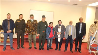 لجنة التجنيد الطبية تجري الكشف على ذوي الهمم بجامعة المنصورة (صور)