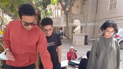 تنظيم معرض كتاب بكلية البنات جامعة عين شمس
