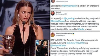 ايما واتسون تواجه موجة انتقادات بسب هجومها على جي كي رولينج