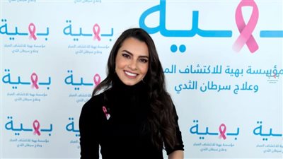 كارمن سليمان فى زيارة جديدة لدعم محاربات السرطان 