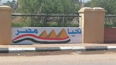 تجميل ورفع كفاءة مدخل قرية 