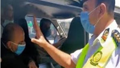 ضبط 7287 شخصا لعدم الالتزام بارتداء الكمامات الواقية