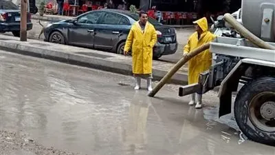 صرف الإسكندرية: استمرار حالة الطوارئ لحين استقرار الطقس (فيديو)