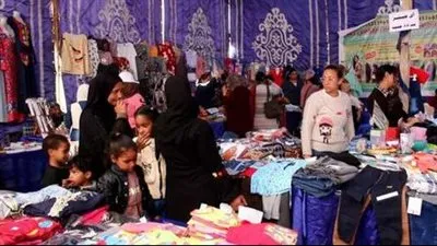 التموين: إقبال كبير من المواطنين على معرض 