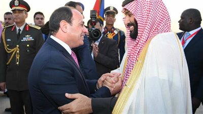  الرئيس السيسي يجري اتصالا هاتفيا بولي عهد السعودية ويؤكد تضامن مصر مع المملكة