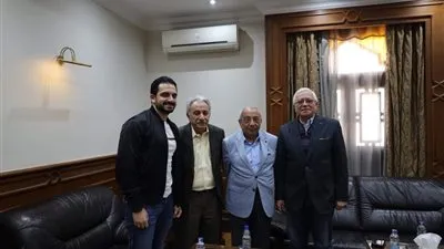 النبراوي يستقبل أمين عام اتحاد المهندسين العرب