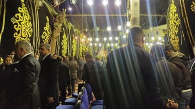 بدء عزاء نقيب المحامين بحضور واسع من المحامين والشخصيات العامة