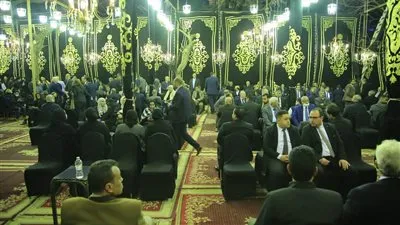 ختام عزاء الراحل رجائي عطية نقيب المحامين بالدعاء (فيديو)