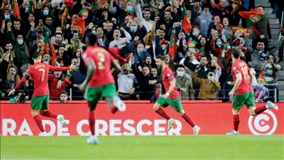 البرتغال تفوز على مقدونيا الشمالية بثناية وتتأهل إلى كأس العالم
