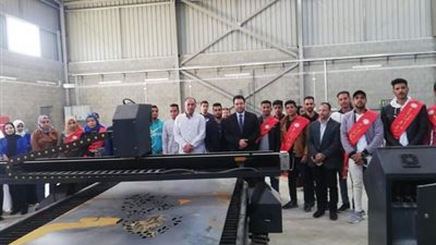 طلاب بجامعة سوهاج ينظمون زيارة للمنطقة الصناعية بجرجا