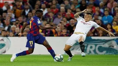 موعد مباراة برشلونة وإشبيلية في الدوري الإسباني والتشكيل