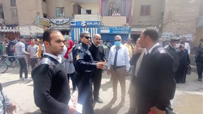 النيابة تنتقل لمعاينة حريق معرض أهلًا رمضان بالقناطر