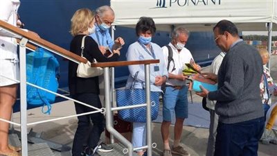 تنشيط سياحة السويس يستقبل ١٢٠ سائحًا على أحد البواخر