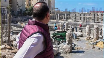 محافظ الإسكندرية يتابع آخر تطورات العمل بحلقة السمك (صور)