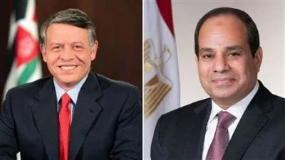 عاجل.. السيسي يتلقى اتصالا هاتفيا من ملك الأردن