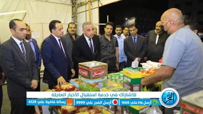 محافظ سوهاج يتفقد معارض 