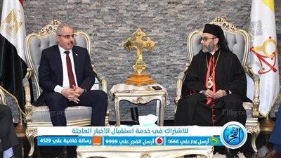 رئيس جامعة القناة يتوجه لكنائس الإسماعيلية للتهنئة بعيد القيامة المجيد