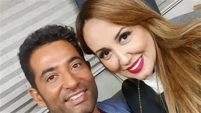 زوجة عمرو سعد تهنئه بنجاح مسلسل 