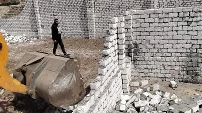 المتغيرات المكانية ترصد حالتي بناء مخالف خلال إجازة العيد بالقليوبية