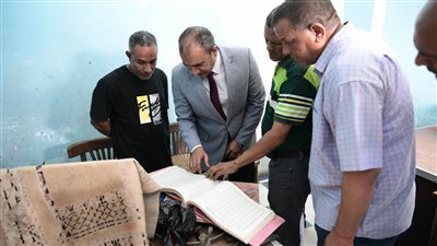  السكرتير العام المساعد بقنا يتابع مشروعات 