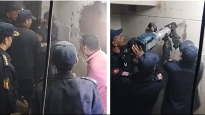 العناية الإلهية تمنع وقوع كارثة بمحيط فيلا حسن حسني بطريق شبرامنت 