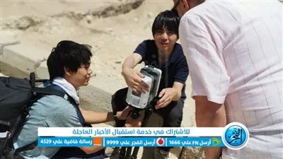 للمرة الثانية.. التلفزيون الياباني يصور حلقة وثائقية عن هرم اللاهون (صور)