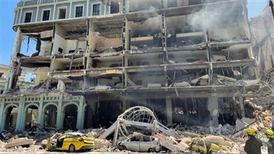 سقوط 8 قتلى في انفجار مدمر بفندق وسط هافانا 