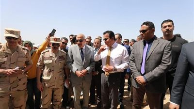 وزير التعليم العالي يتفقد منشآت جامعة المنصورة الأهلية