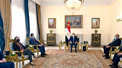 عاجل.. الرئيس السيسي يستقبل نائب رئيس محكمة المحاسبات الفيدرالية البرازيلية