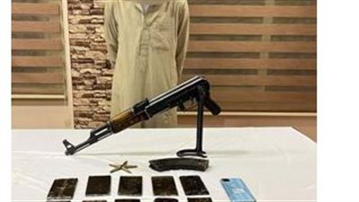 القبض على عاطل بحوزته 2 كيلو حشيش وبندقية آلى فى الإسماعيلية