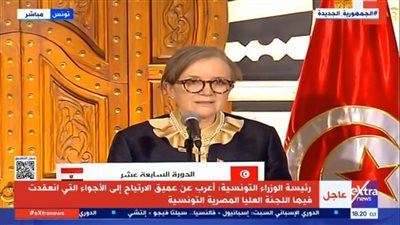 رئيسة وزراء تونس: نثمن مواقف مصر واتفقنا على تأمين الأمن الغذائي والتجارة