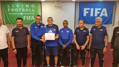 ختام دورة الإتحاد الدولى (FIFA) لمعدى اللياقه البدنية