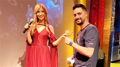 حسن الشافعي يهنئ نانسي عجرم بعيد ميلادها 