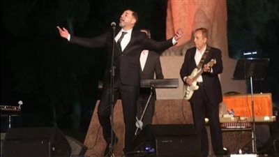 مدحت صالح وبراس ساوند باند يتألقان فى افتتاح مهرجان تل بسطا الأول بالشرقية