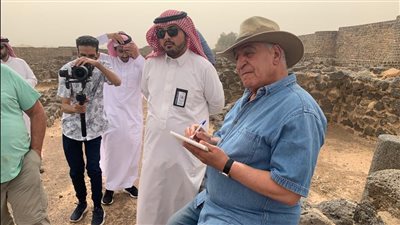 زاهي حواس يتفقد المواقع السعودية الأثرية 