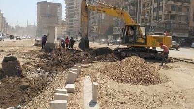 محافظ الدقهلية يتابع رصف شوارع شرق وغرب المنصورة (صور)