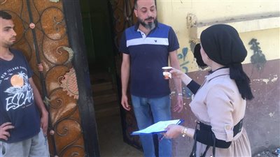 حملة طرق أبواب لتوعية المواطنين بقرى 