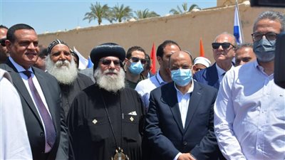 افتتاح مسار العائلة المقدسة بوادي النطرون بحضور وزراء السياحة والتنمية المحلية ومحافظ البحيرة 