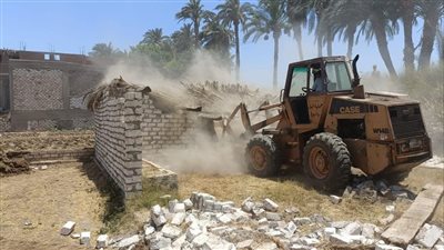 وزارة الري تواصل تنفيذ الحملات الموسعة لإزالة التعديات.. صور