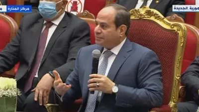 السيسي: الاستقرار والأمن أول خطوة في بناء التنمية الحقيقية