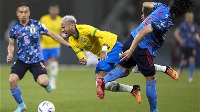 نيمار يقود البرازيل للفوز على اليابان بهدف نظيف وديًا