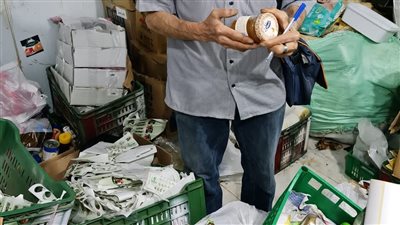 ضبط أكثر من نص طن أسماك وجمبري منتهي الصلاحية في الدقهلية